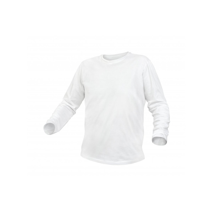 HT5K421- XL Tričko s dlhým rukávom   /biela /