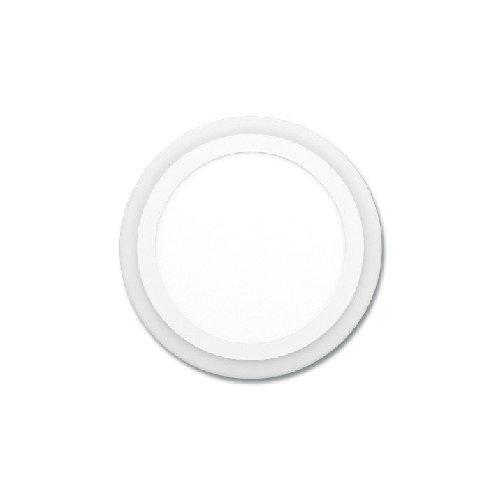 Ecolite LED-DUO-R18W zapustené sv. kruh