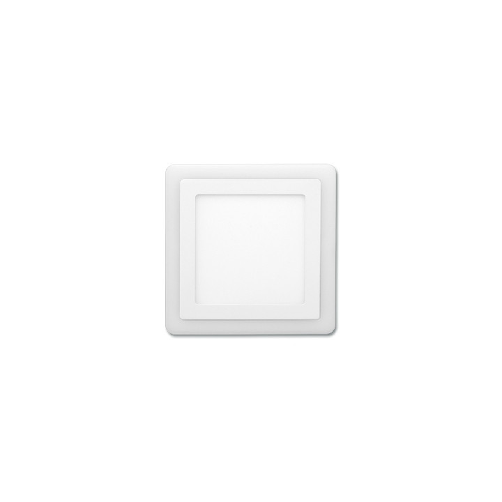 Ecolite LED-DUO-S6W zapustené sv. štvorec