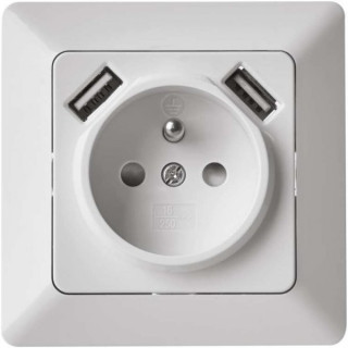 A6000.4 zásuvka 230+USB A+USBC 2,1A MAX