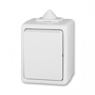 ABB 3553- 06929 Vypínač č.6 biela IP44