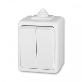 ABB 3553- 05929  Vypínač č.5 biela IP44