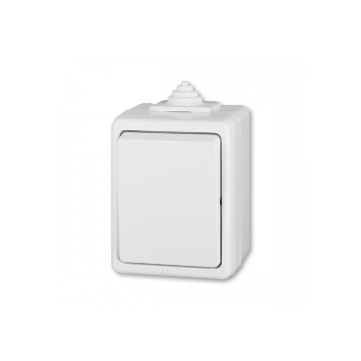 ABB 3553- 07929 Vypínač č.7 biela IP44