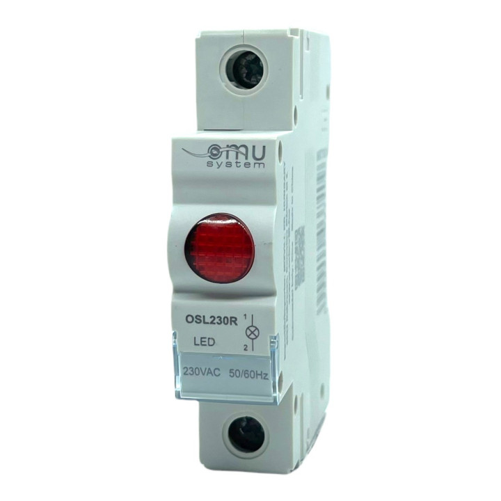 OSL230R červ. modulárná signálka 230V