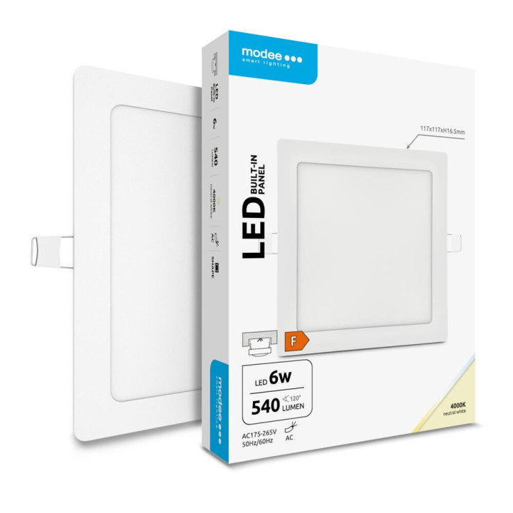 ML-LPSB4000K6WA2N štvr-zap. 6W 4000K 540 lm LED