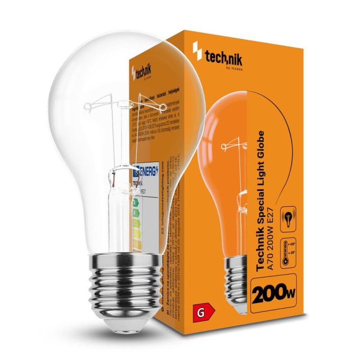 Ziarovka E27 200W TSL-Technik štandard číra
