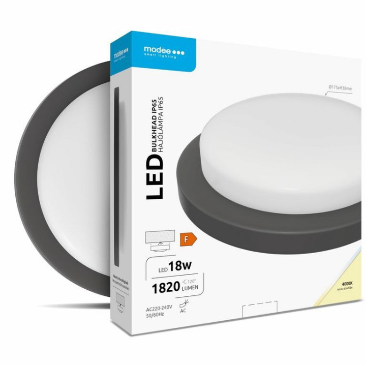 ML-BH4000K18WR-B 18W 4000K LED 1820 lm IP65 čierna