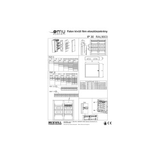 NAD 108M FEF108RBS IP30 RAL9003 biela