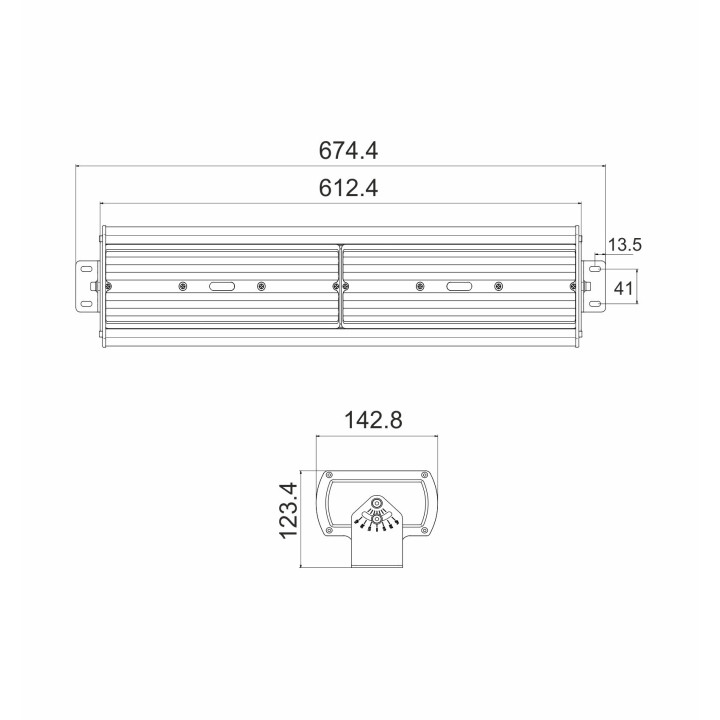 CSLB1900804000L120Xi  80W 15200lm 4000K 120st 120cm