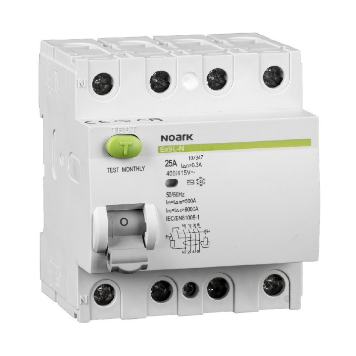 CHRAN Ex9L-N 4p 25A 6kA Typ A 108361