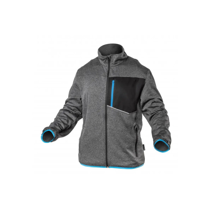 HT5K900 - XL mikina /melanžová/modrá /