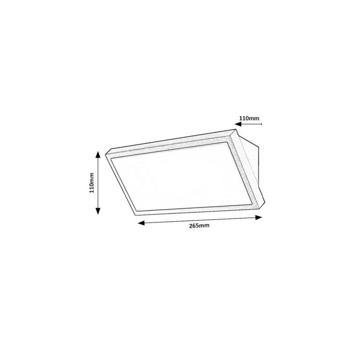 77150 Rapla 2 vonk.sv. LED 18W