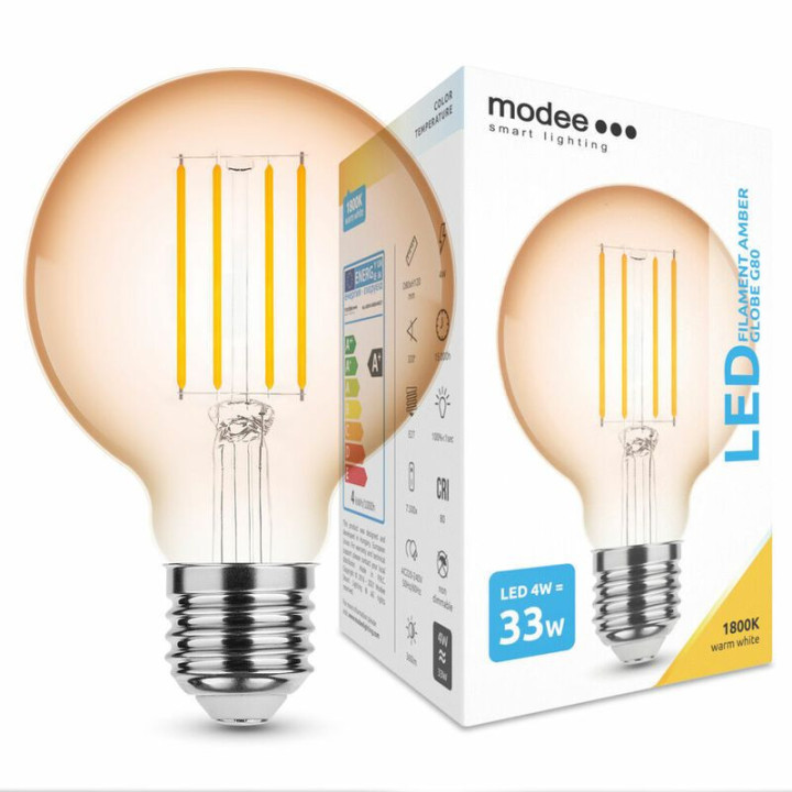 ML-G80FA1800K4WE27 4W E27 filament 1800K