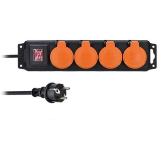 PP333 Predlž. 5m 4zás IP44