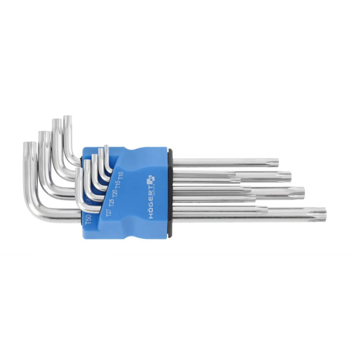 HT1W830  S2 torx kľúče, 9 ks. extra dlhé