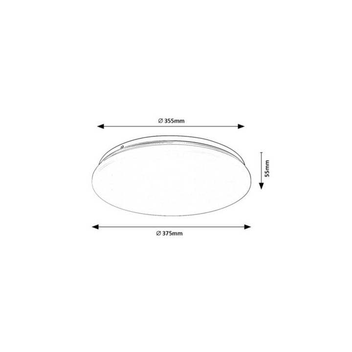71106 Vendel srop.sv. 24W D37,5cm biele