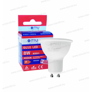 LB LED GU10 spot. 8W 806lm 3000K  LBGU108.08063000
