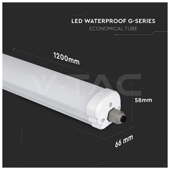SKU2162856 36W IP65 120cm 120LM/WAT 4000K opal. kryt