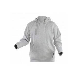 HT5K379- L mikina s kapucňou /šedá malanž/