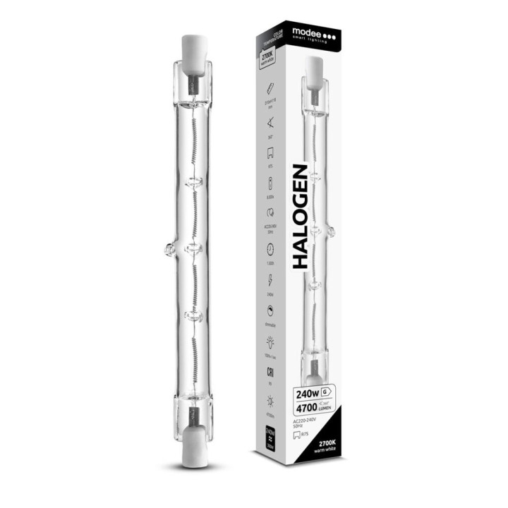 ML-HR7S118240W R7S 118mm 240W 4700 lumen halogen