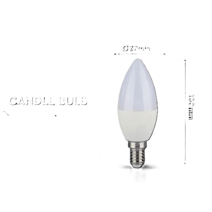 SKU7496 E14 5,5W sviečka CRI95+