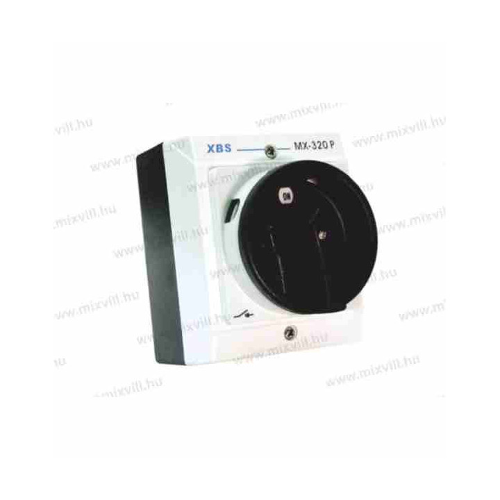 MX 325P  3x25A  IP65 ON-OFF 3 polový v pl. krabici čierna páčka