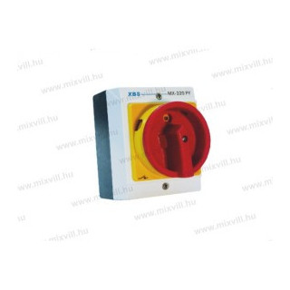 MX 340 PY 3x40A IP 65ON-OFF 3pol v krabici žlto čer.páčka