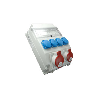 ROZV. ROS 11/x-21 4x250V,1x16A/5P,1x32A/5P, 11mod IP54 SEZ DK