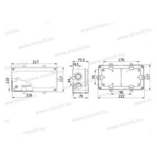 ELO 210A/1 210x110x70 IP67