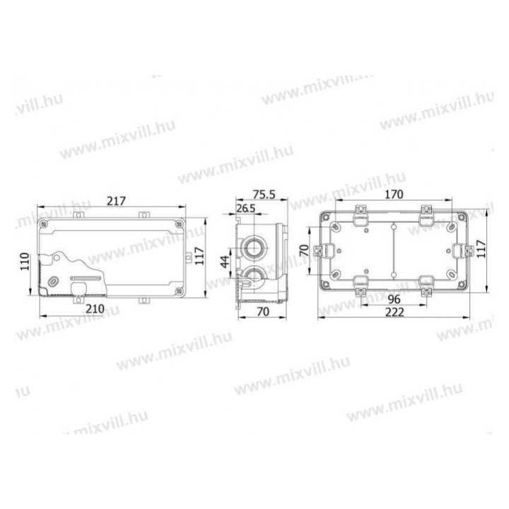 ELO 210A/1 210x110x70 IP67