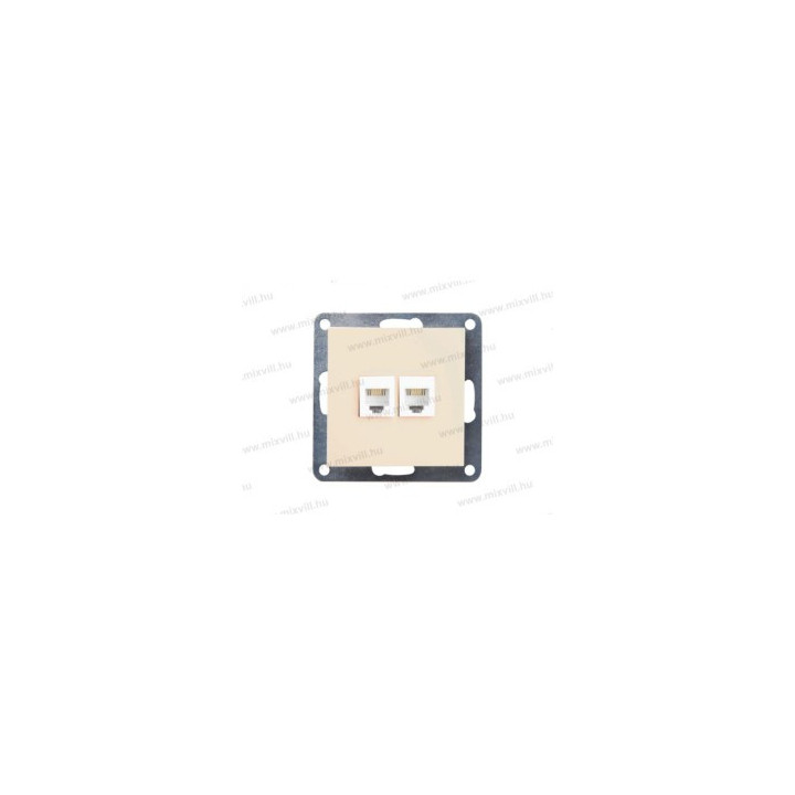 NeoCross CAT 6e 2xRJ45 Bež IP20