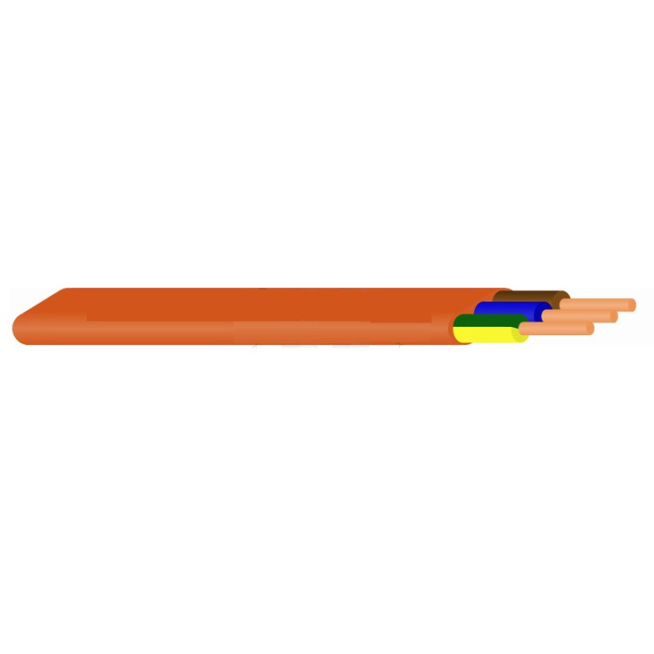 CYKYLo-J 3x1,5 CXKEpl-R oranž plochý