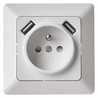 AE-GSF2USB-10 zásuvka + USB