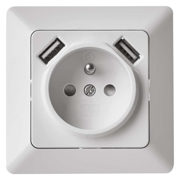 AE-GSF2USB-10 zásuvka + USB