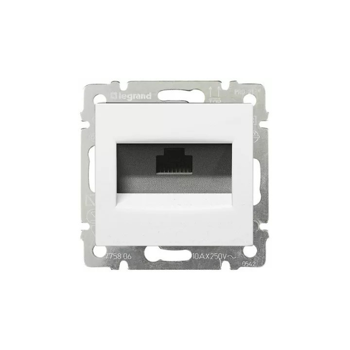 Va 774246 1xRJ45 UTP cat biela Valena
