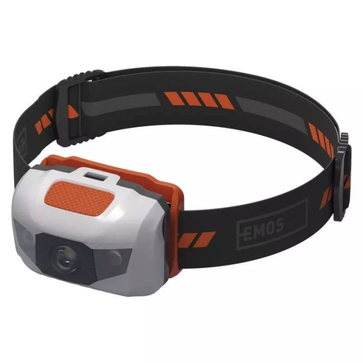 P3521 čelovka 1LED 1W +2LED 3xAAA