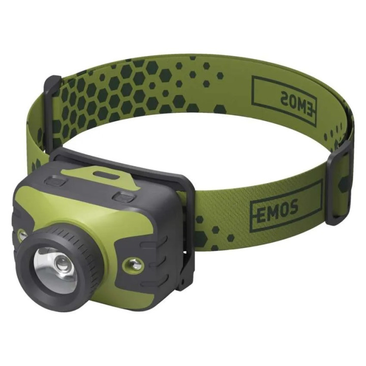 P3539 čelovka CREE LED + červená LED