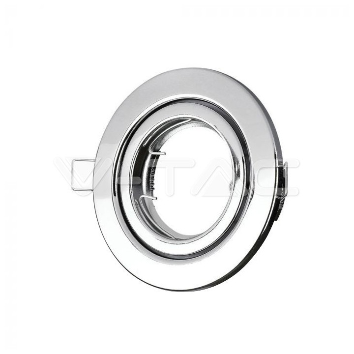 SKU3471 bodové svietidlo GU10, 74mm, leslklý chróm