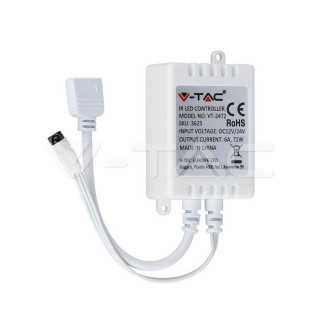 SKU3625 Dialkový INFRA ovládač LED 72W, 6A