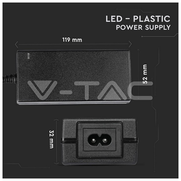 SKU3239 LED trafo 60W 12V 5A IP44
