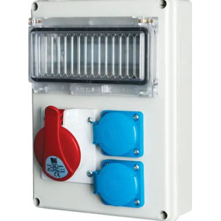 B.SLIM-8S-3BR    R-BOX SLIM 1x16/5, 2x250V