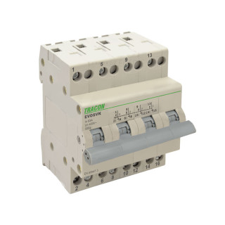Tracon SVK4-63 Modul.prepínač 4P 63A