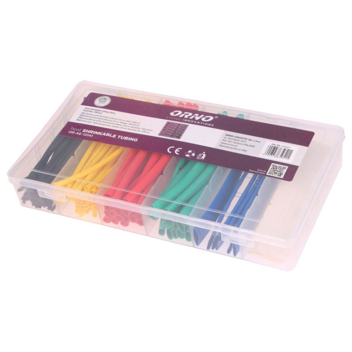 RT-BOX100-10MIX  sada farebných zmršťovacích bužírok