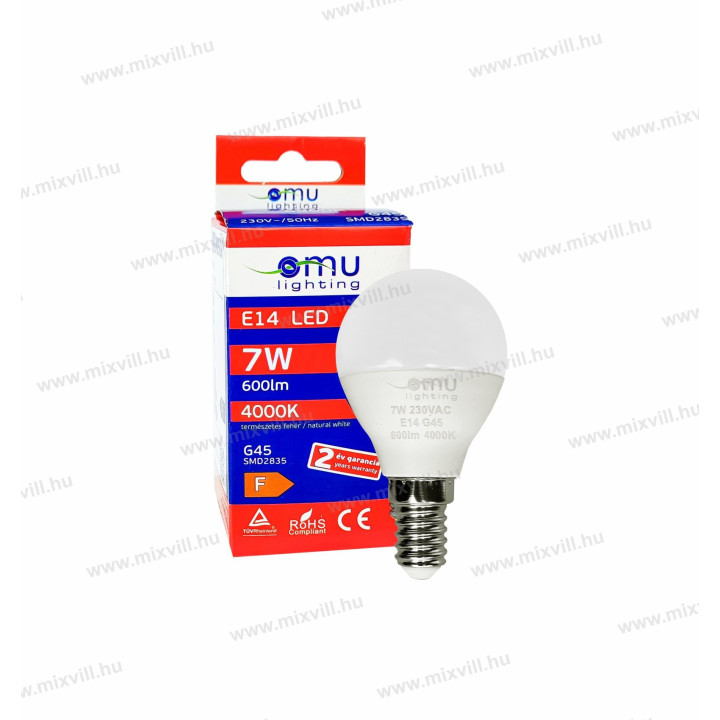LB LED E14 ilum. G45 7W 600lm 4000K  LBE14G457.06004000