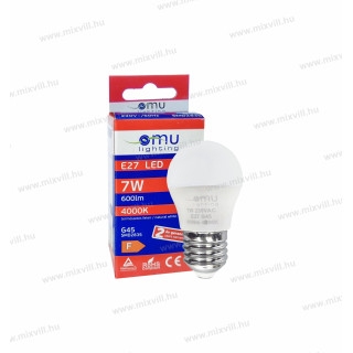 LB LED E27 ilum. G45 7W 600lm 4000K  LBE27G457.06004000