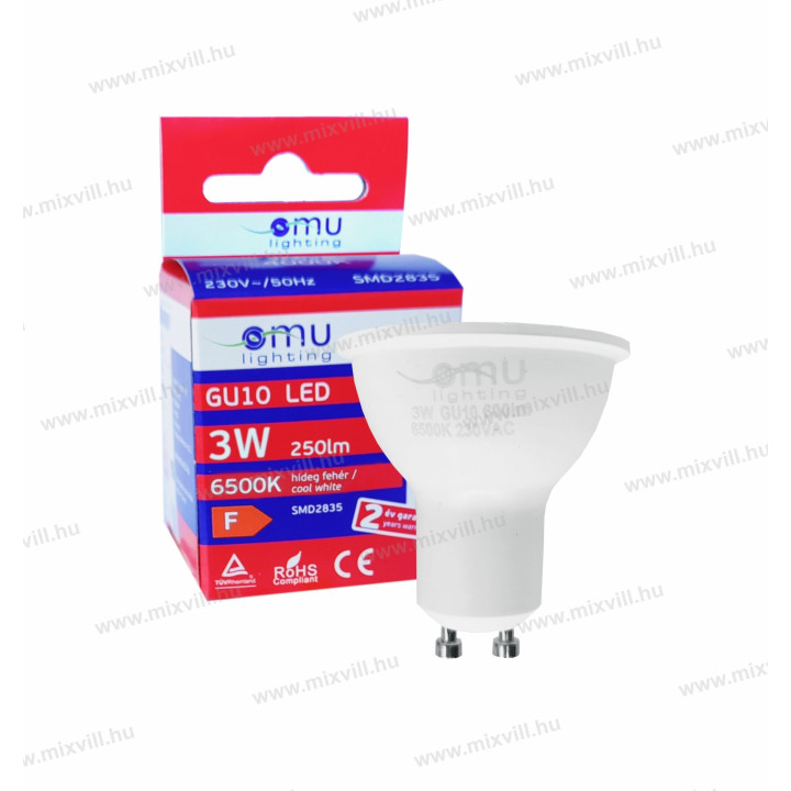LB LED GU10 spot. 3W 250lm 6500K  LBGU103.02506500