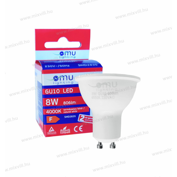 LB LED GU10 spot. 8W 806lm 4000K  LBGU108.08064000