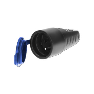 OR-AE-1314 Gumová zásuvka 2P+Z s uzemnením