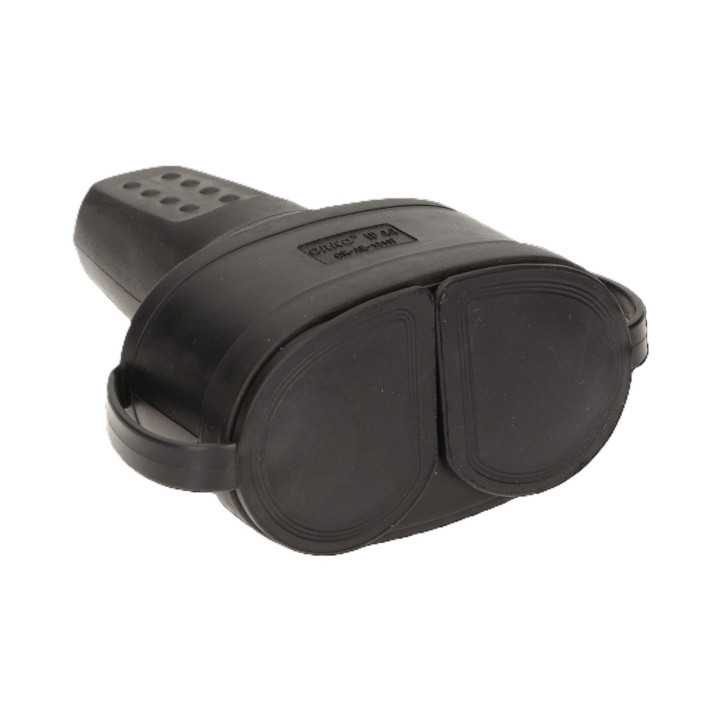 OR-AE-13117 Dvojitá gumená zásuvka s držiakom