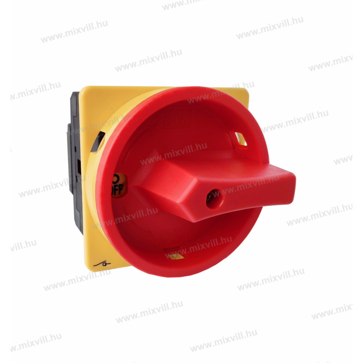 MX 4100Y 3x100A 4pol.ON-OFF panelový vypínač žlto čer.páčka